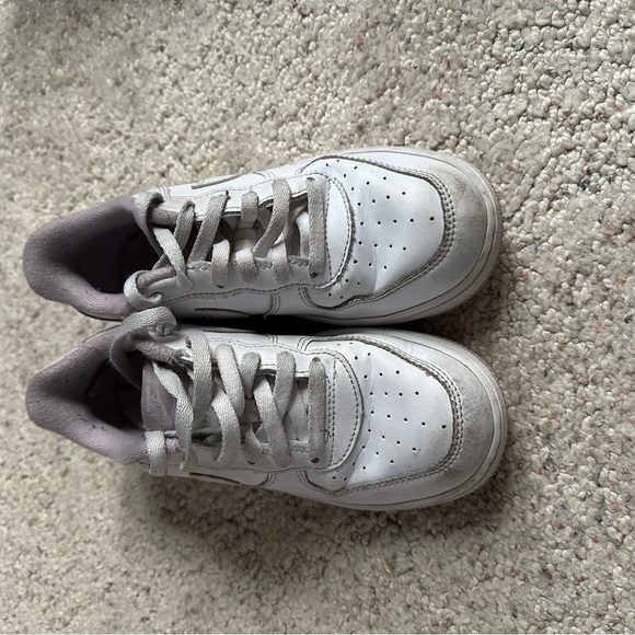 Nike Air Force 1 low white pink youth girls - Picture 4 of 5